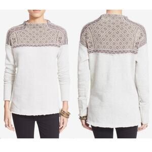 Free People Snow Bunny Pullover size Small